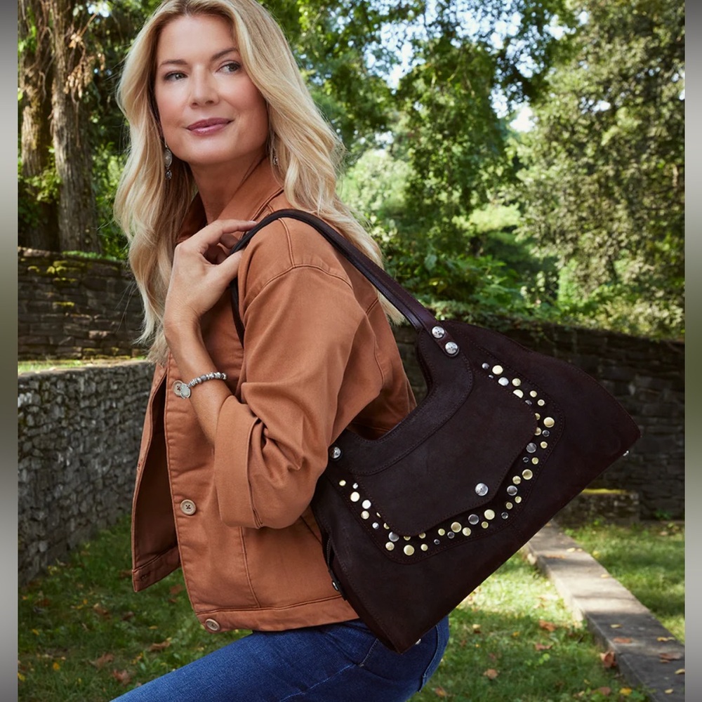 Patricia Nash Distressed Ergo Satchel - Picture 2 of 14